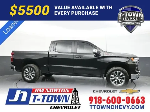 Black 2026 Chevrolet Silverado 1500 LT for sale in Tulsa, OK