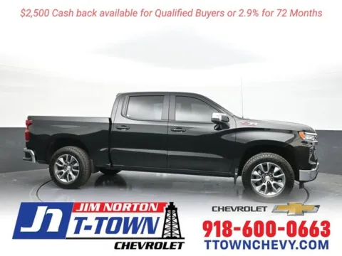 Black 2026 Chevrolet Silverado 1500 LT for sale in Tulsa, OK