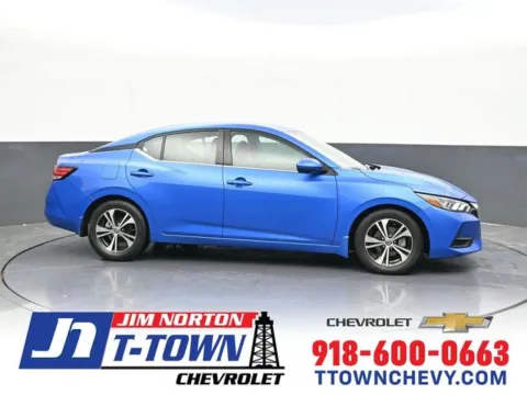 Blue 2023 Nissan Sentra SV for sale in Tulsa, OK