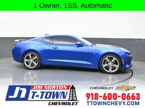 Blue 2018 Chevrolet Camaro SS for sale in Tulsa, OK