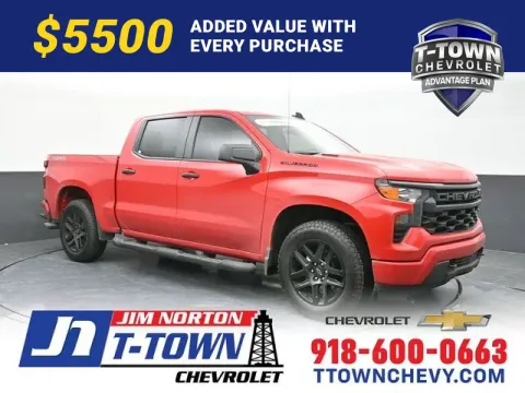 Red 2026 Chevrolet Silverado 1500 Custom for sale in Tulsa, OK