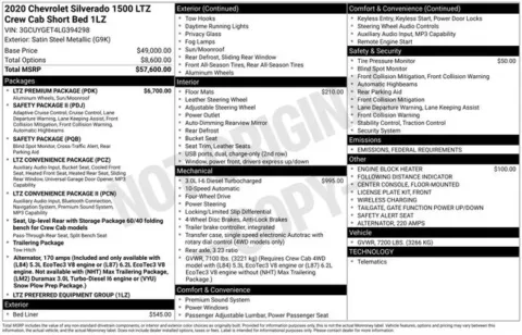 Another view of 2020 Chevrolet Silverado 1500 LTZ for sale in Tulsa, OK at Jim Norton T-Town Chevrolet