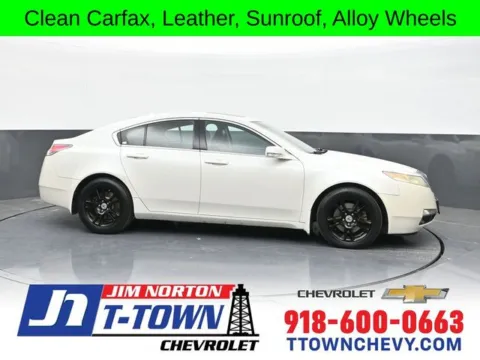 White 2010 Acura TL 3.5 for sale in Tulsa, OK
