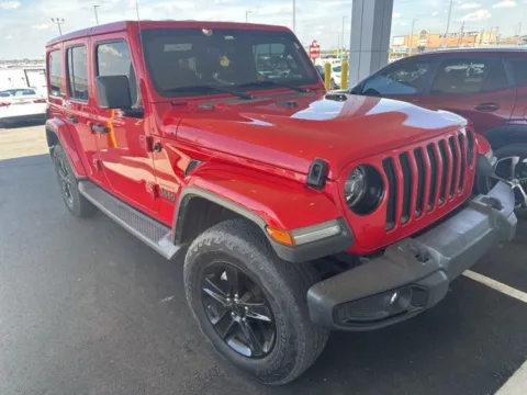 Red 2021 Jeep Wrangler Unlimited Sahara Altitude for sale in Tulsa, OK