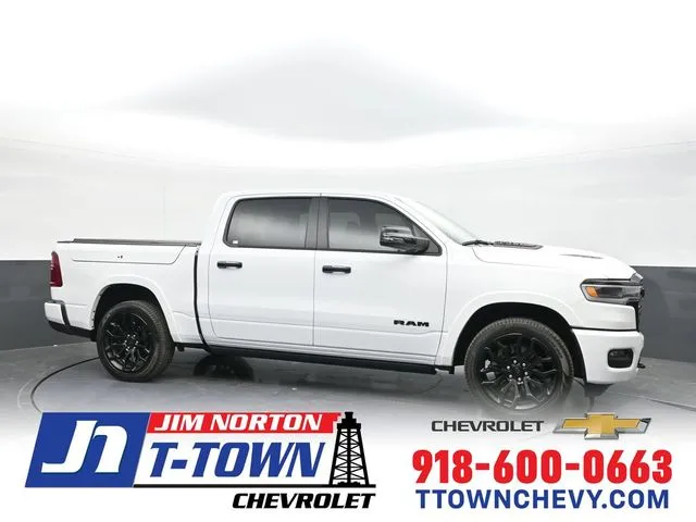 White 2025 Ram 1500 Limited for sale in Tulsa, OK