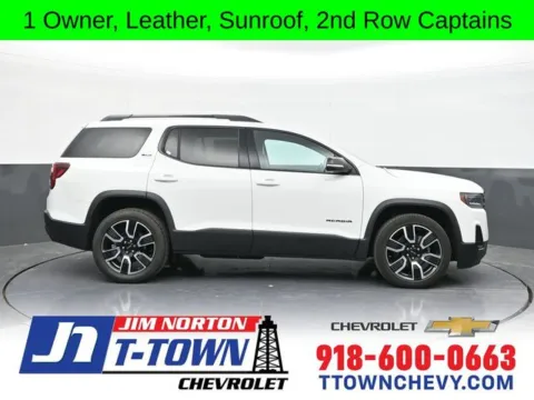 White 2021 GMC Acadia SLT for sale in Tulsa, OK