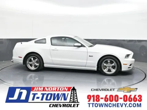 White 2014 Ford Mustang GT Premium for sale in Tulsa, OK
