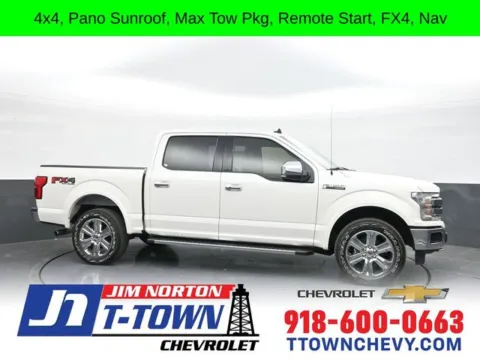 White 2020 Ford F-150 Lariat for sale in Tulsa, OK