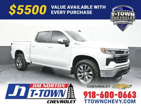 White 2026 Chevrolet Silverado 1500 LT for sale in Tulsa, OK