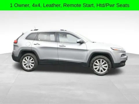 Silver 2017 Jeep Cherokee Limited for sale in Tulsa, OK