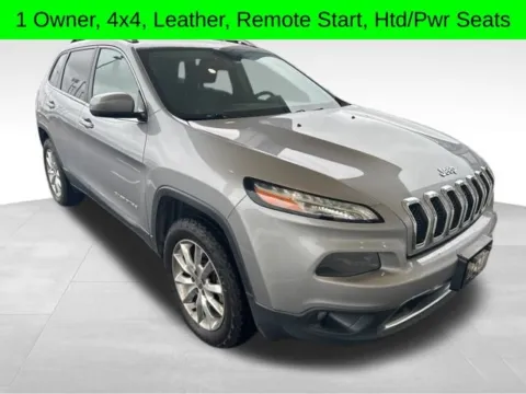 Silver 2017 Jeep Cherokee Limited for sale in Tulsa, OK