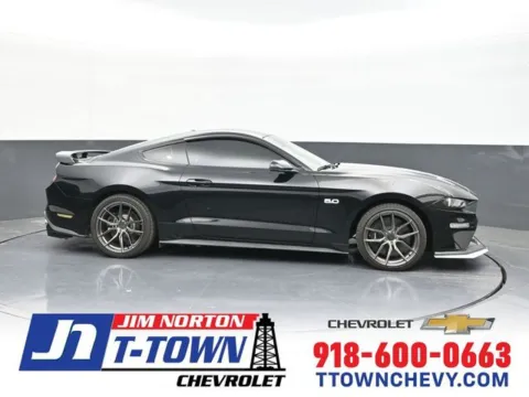Black 2019 Ford Mustang GT Premium for sale in Tulsa, OK