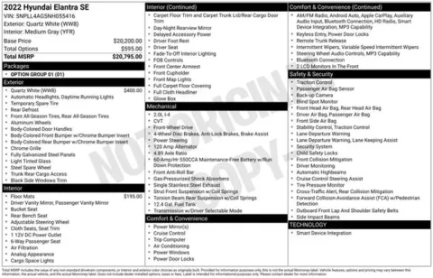 Another view of 2022 Hyundai Elantra SE for sale in Tulsa, OK at Jim Norton T-Town Chevrolet