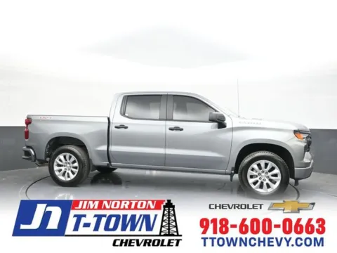 Gray 2025 Chevrolet Silverado 1500 Custom for sale in Tulsa, OK