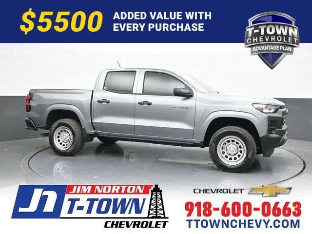 Gray 2026 Chevrolet Colorado Work Truck for sale in Tulsa, OK
