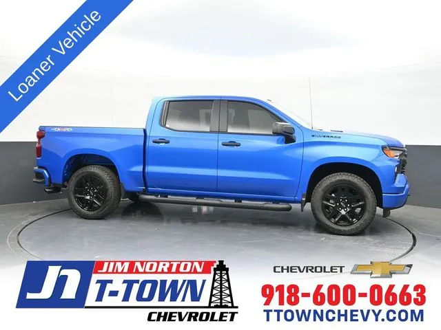 Blue 2026 Chevrolet Silverado 1500 Custom for sale in Tulsa, OK