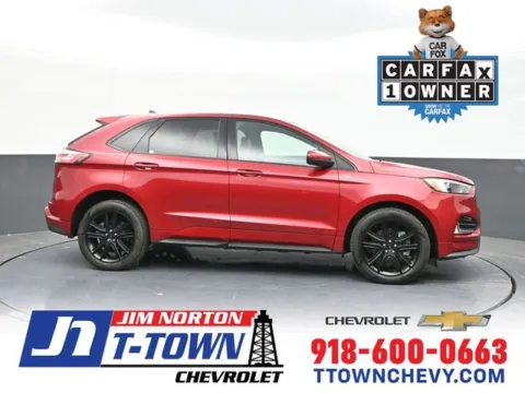 Red 2022 Ford Edge ST Line for sale in Tulsa, OK