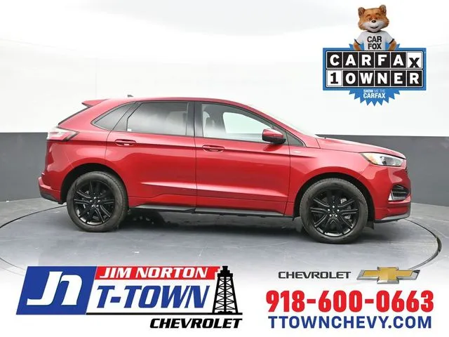 Red 2022 Ford Edge ST Line for sale in Tulsa, OK