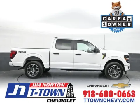 White 2024 Ford F-150 STX for sale in Tulsa, OK