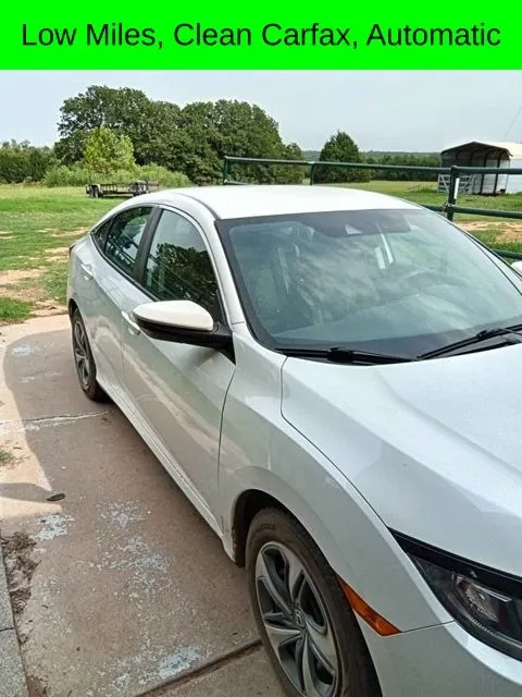White 2020 Honda Civic LX for sale in Tulsa, OK