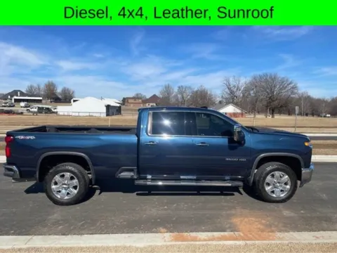 Blue 2020 Chevrolet Silverado 3500HD LTZ for sale in Tulsa, OK
