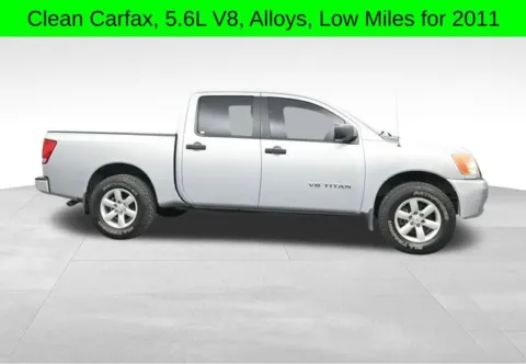 Silver 2011 Nissan Titan S for sale in Tulsa, OK