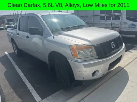 Silver 2011 Nissan Titan S for sale in Tulsa, OK