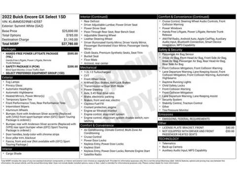 Another view of 2022 Buick Encore GX Select for sale in Tulsa, OK at Jim Norton T-Town Chevrolet