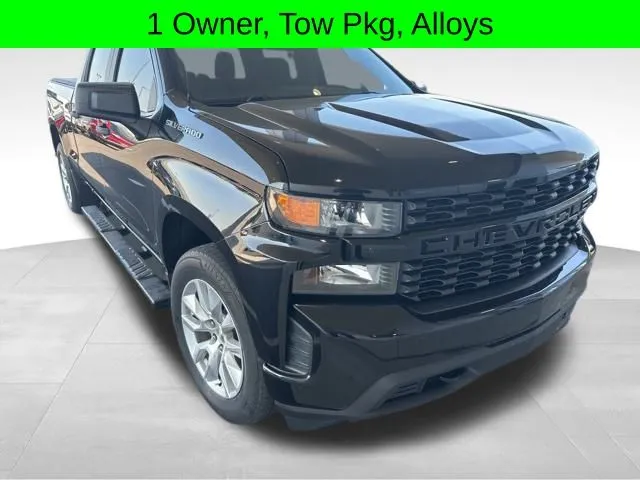 Black 2019 Chevrolet Silverado 1500 Custom for sale in Tulsa, OK