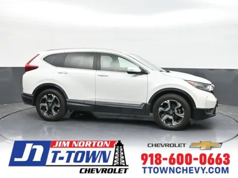 White 2019 Honda CR-V Touring for sale in Tulsa, OK