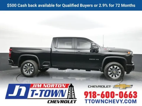Black 2025 Chevrolet Silverado 2500HD Custom for sale in Tulsa, OK