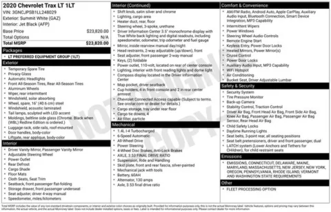 Another view of 2020 Chevrolet Trax LT for sale in Tulsa, OK at Jim Norton T-Town Chevrolet