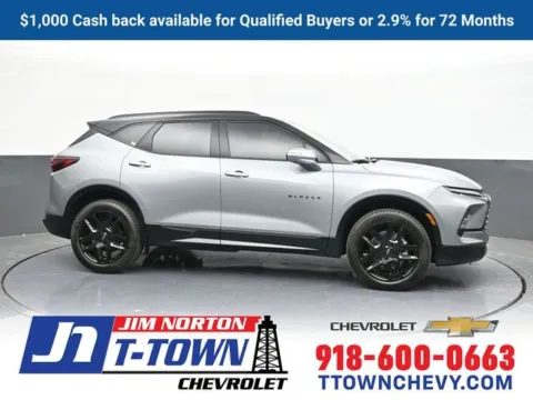 Gray 2025 Chevrolet Blazer RS for sale in Tulsa, OK