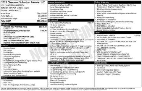 Photos of 2025 Chevrolet Suburban Premier for sale in Tulsa, OK at Jim Norton T-Town Chevrolet