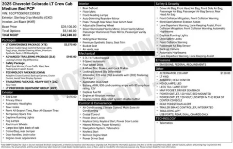 Gray 2025 Chevrolet Colorado LT for sale in Tulsa, OK
