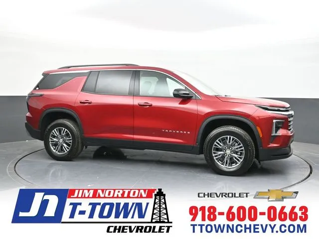 Red 2026 Chevrolet Traverse LT for sale in Tulsa, OK