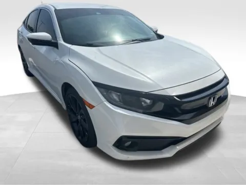 White 2020 Honda Civic Sport for sale in Tulsa, OK
