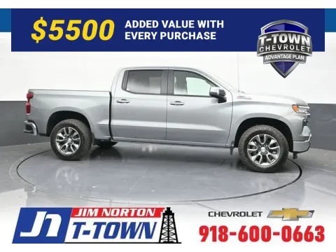 Gray 2026 Chevrolet Silverado 1500 LT for sale in Tulsa, OK