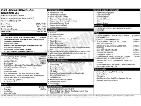 Another view of 2023 Chevrolet Corvette Z06 for sale in Tulsa, OK at Jim Norton T-Town Chevrolet