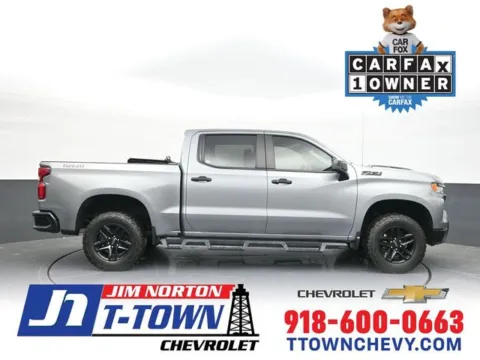 Gray 2023 Chevrolet Silverado 1500 LT Trail Boss for sale in Tulsa, OK