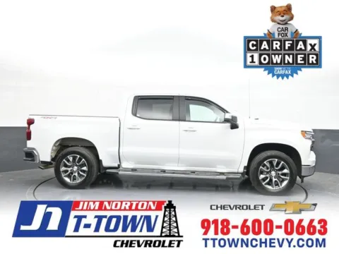 White 2024 Chevrolet Silverado 1500 LT for sale in Tulsa, OK