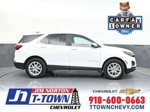 White 2022 Chevrolet Equinox LT for sale in Tulsa, OK