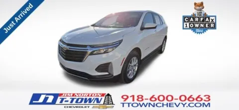 White 2022 Chevrolet Equinox LT for sale in Tulsa, OK