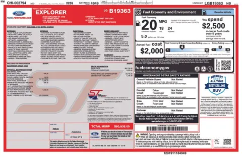 Another view of 2020 Ford Explorer ST for sale in Tulsa, OK at Jim Norton T-Town Chevrolet