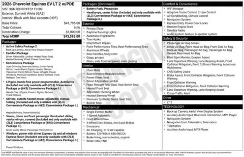 Photos of 2026 Chevrolet Equinox EV LT for sale in Tulsa, OK at Jim Norton T-Town Chevrolet