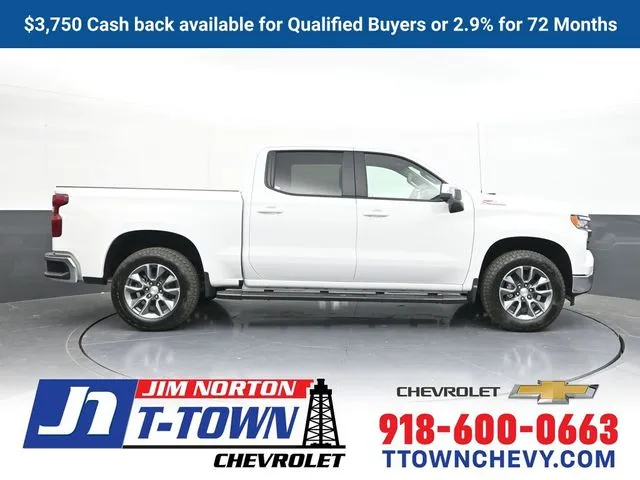 White 2026 Chevrolet Silverado 1500 LT for sale in Tulsa, OK