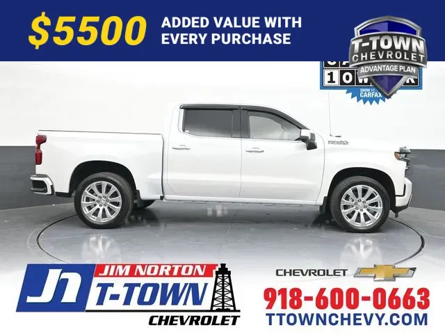 White 2021 Chevrolet Silverado 1500 High Country for sale in Tulsa, OK