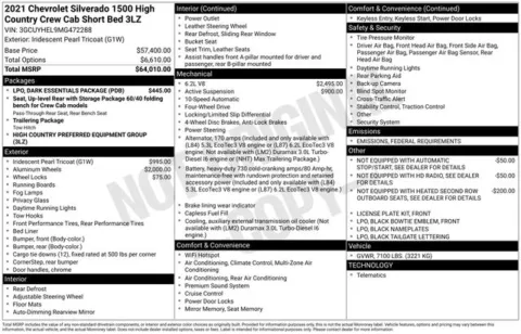 Another view of 2021 Chevrolet Silverado 1500 High Country for sale in Tulsa, OK at Jim Norton T-Town Chevrolet