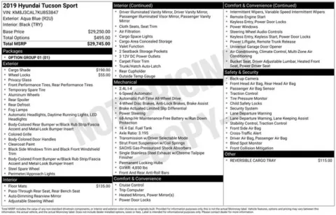 Another view of 2019 Hyundai Tucson Sport for sale in Tulsa, OK at Jim Norton T-Town Chevrolet