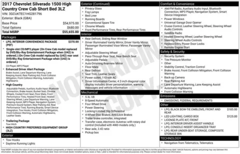 Black 2017 Chevrolet Silverado 1500 High Country for sale in Tulsa, OK